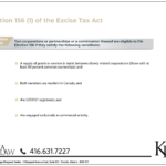 Tax Elections that Cancel GST/HST on the Sale of Assets